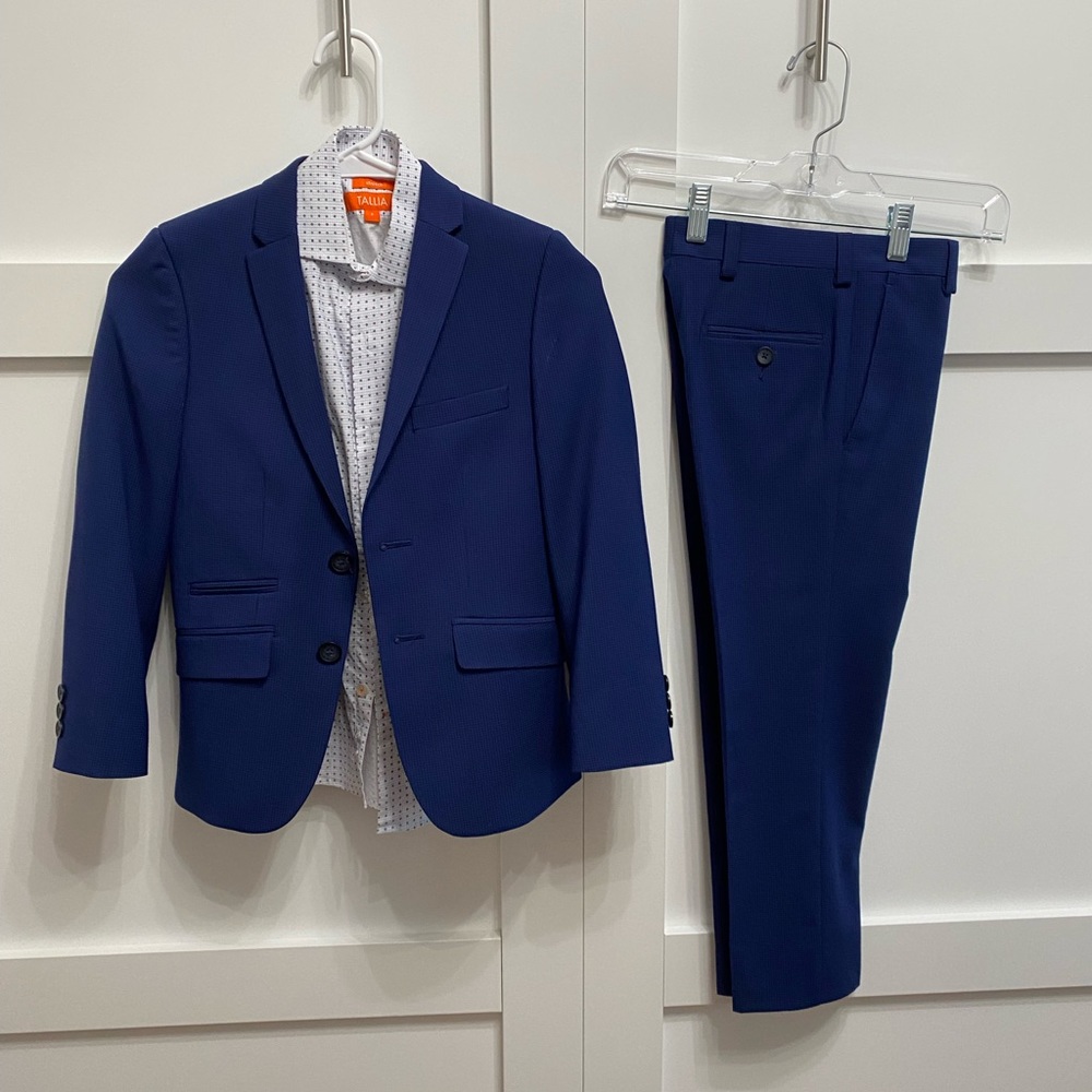 8 slim Boys Suit and shirt, jacket and pants